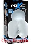 PDX Male Blow and Go Mega Stroker - Clear (Pipedream - Extreme Toyz)