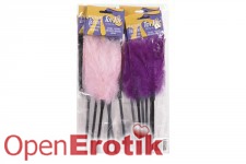 Feathers Delight - Pink, Purple And Black 12 pcs 
