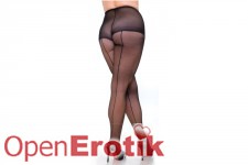 Sheer Pantyhose with Backseam - Queen Size 