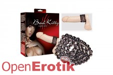 Smokey Beads Perlen-Penismanschette Black 