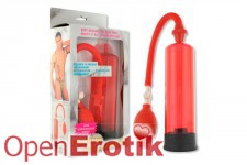 Penis Enlarger Plastic-Pump Red 