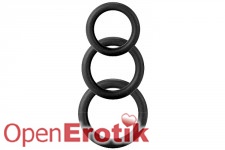 Twiddle Ring - 3 Sizes - Black 