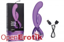 Leia Rechargeable Dual Action Wand - Lavender 