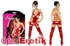 Cut Out Mini Dress and G-String Red - L/XL 