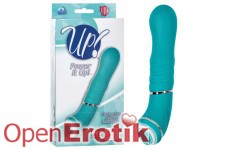 Power It Up! -10-Function Silicone Massager - Teal 