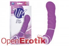 Give It Up! - 10 Function Silicone Massager - Purple 