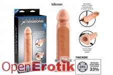 9 Zoll Silicone Hollow Extension - Flesh 