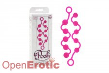 Silicone O Beads - 2 Sizes - Pink 