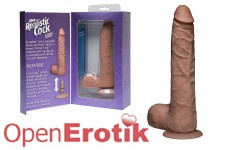 The Realistic Cock - UR3 Slim - 9 Inch  - Brown 