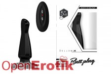 Buttplug - Rubber Vibrating - 5 Inch - Model 3 - Black 