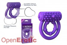 Vibrating Prolong Performance Ring - Purple 