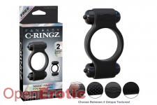 Magic Touch Couples Ring - Black 