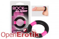Rock All Night Penisring - schwarz/pink 