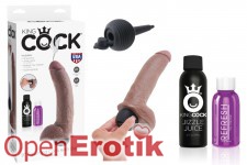 Squirting Cock - 9 Inch - Brown 