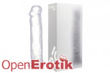 Realistic Cock - 11 Inch - Transparent 