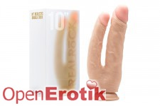 Realistic Double Cock - 10 Inch - Skin 