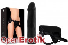 Deluxe Silicone Strap On - 10 Inch - Black 