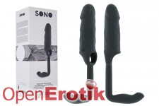 No. 38 - Stretchy Penis Extension and Plug - Grey 