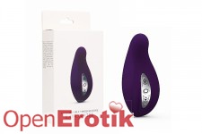 Rechargeable 7 Speed Silicone Lay-On Vibe - Purple 