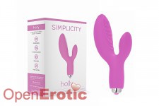 Holly - G-Spot and Clitoral Vibrator - Pink 