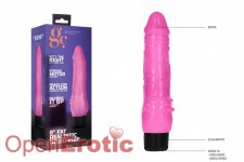 8 Inch Fat Realistic Dildo Vibe - Pink 