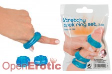 Stretchy Cock Ring Set - 3 Stück 